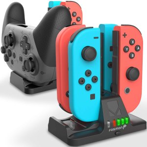 Fosmon Joy Con and Pro Controller Charging Dock