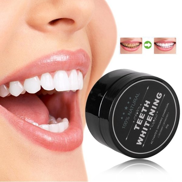 Whitening Powder Natural Organic Activate Bamboo Charcoal Cleaning Teeth Dental Care