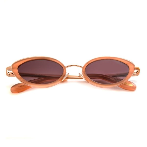 Rose Gold/Blush and Brown Cat Eye Sunglasses BA4024-780