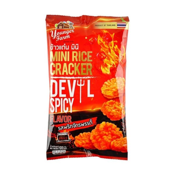 Younger Farm Mini Rice Cracker Devil Spicy Flavor