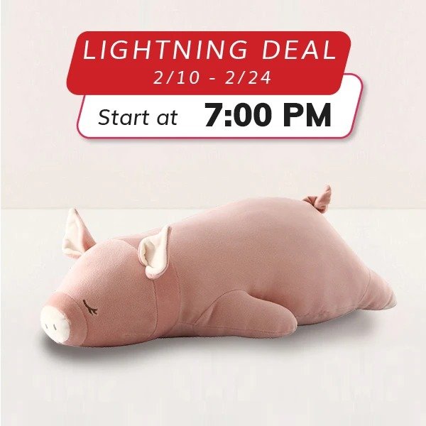 Stuffed Animal Pillow Cushion/Plush Toy - 24" (Lightning Deal)