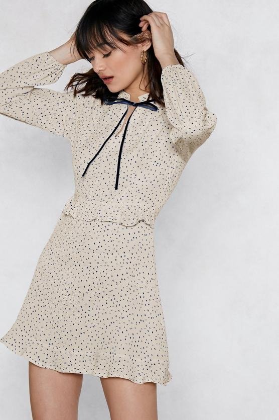 Don't Bow Breaking My Heart Spot Dress | Shop Clothes at Nasty Gal!