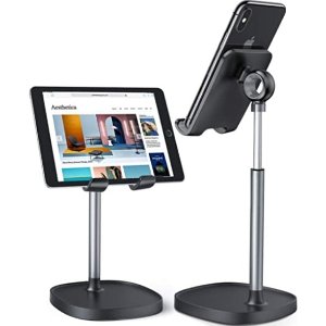 Foldable Cell Phone Stand, Yoozon [2020 Updated] Angle & Height Adjustable Desk Phone Holder with Stable