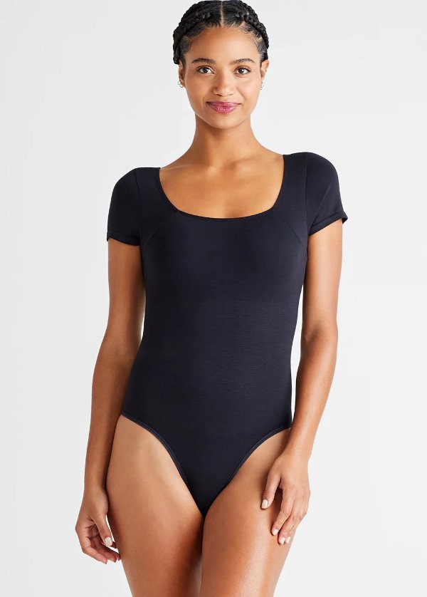 Anette Shaping Thong Bodysuit - Cotton Seamless