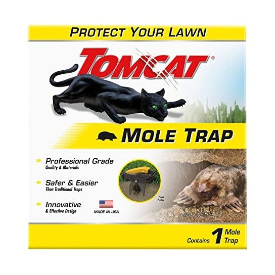 Tomcat 0363210 Mole Trap Innovative and Effective Design, 1 Pack, Brown