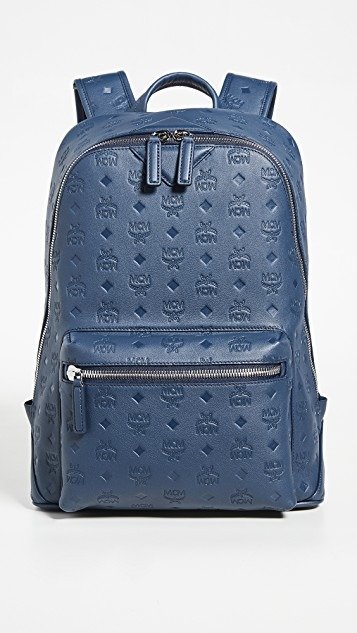 Neo Duke Monogrammed Leather Backpack Medium