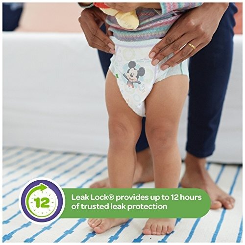 Little Movers Slip On Diaper Pants, Size 6, 100 Count, ECONOMY PLUS (Packaging May Vary)