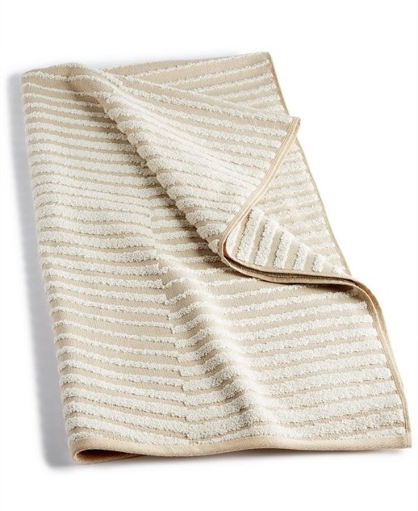 Micro Cotton Channels Bath Towel, Created For Macy's