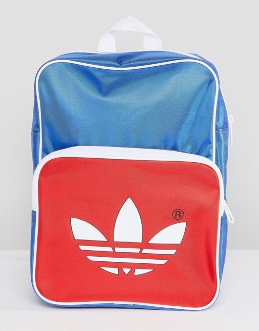adidas Originals adicolor Retro Backpack In Blue