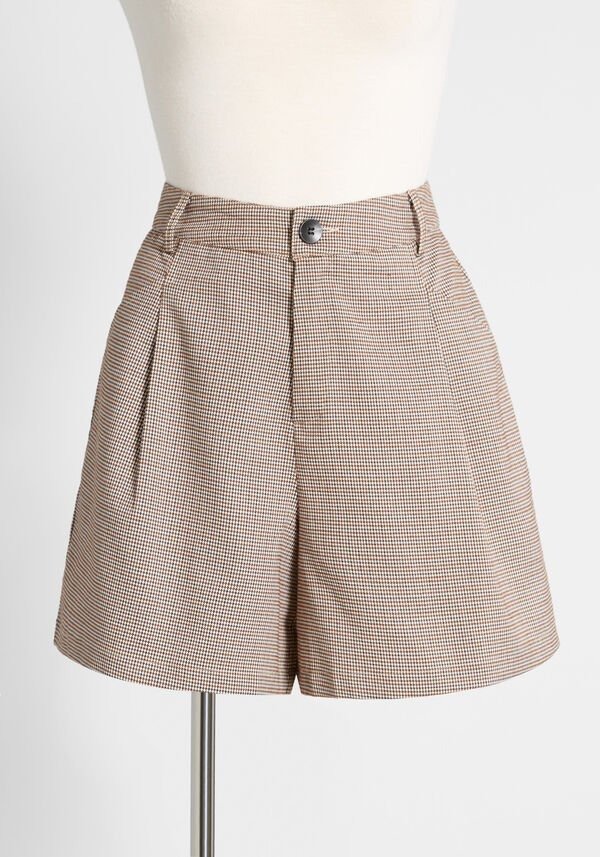 Ecstatic for the Classics Pleated Shorts