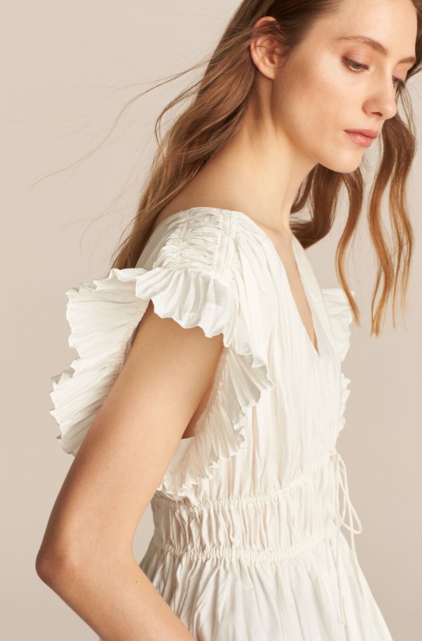 Sleeveless Broomstick Blouse | Rebecca Taylor