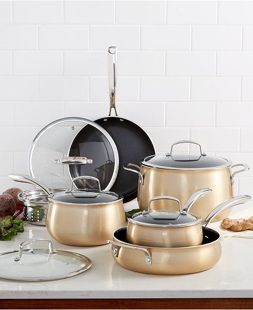 Aluminum 11-Pc. Cookware Set, Created for Macy's