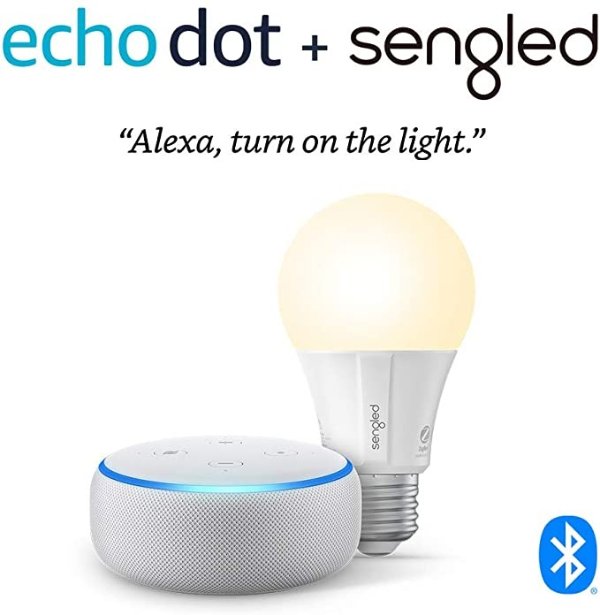 Echo Dot 第3代 + Sengled 蓝牙智能灯泡 套装