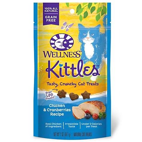 Kittles Crunchy Natural Grain Free Chicken & Cranberry Cat Treats