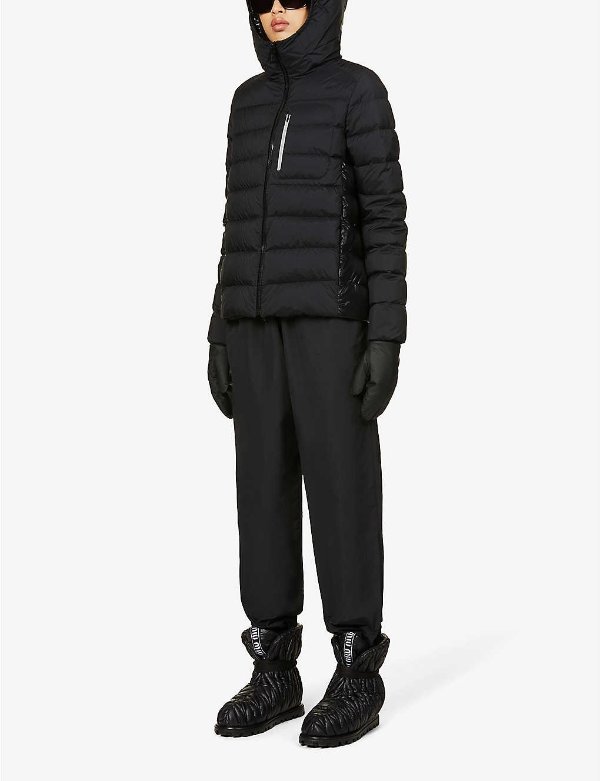 Carteret padded shell-down jacket