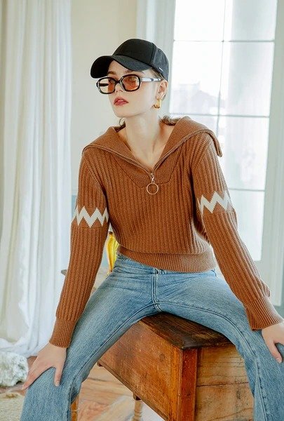 Aspen Wool Sweater - Camel
