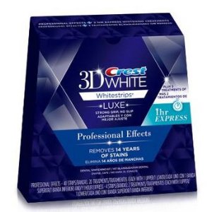 Crest 3D White Luxe Whitestrips Professional Effects 20 Treatments + 3D White Whitestrips 1 Hour Express 2 Treatments