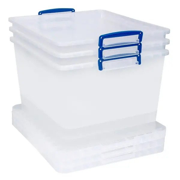 塑料储存盒 - 33.5L -3件套