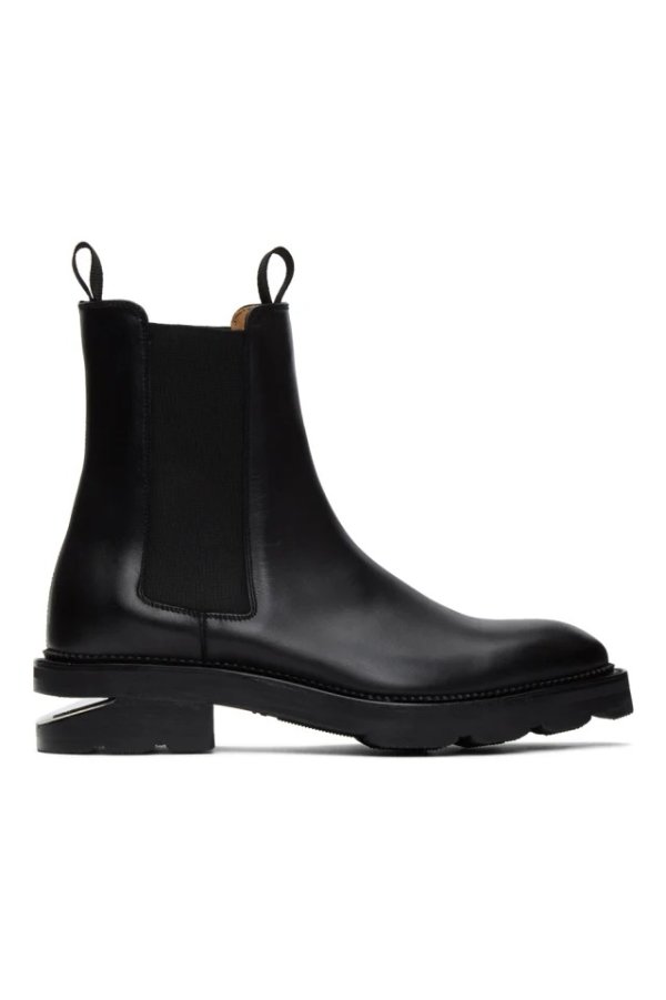 Black Andy Box Chelsea Boots