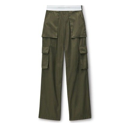 Mid-Rise Cargo Rave Pants