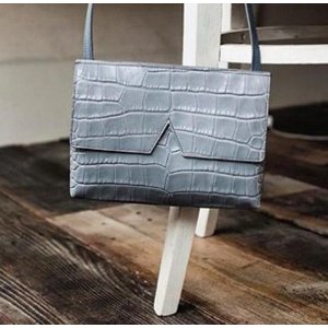 Vince 'Small' Croc Embossed Leather Crossbody Bag On Sale @ Nordstrom