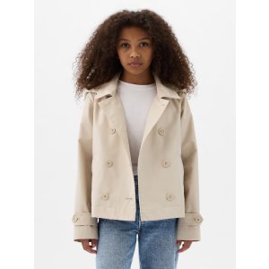 GapKids Cropped Trench Coat