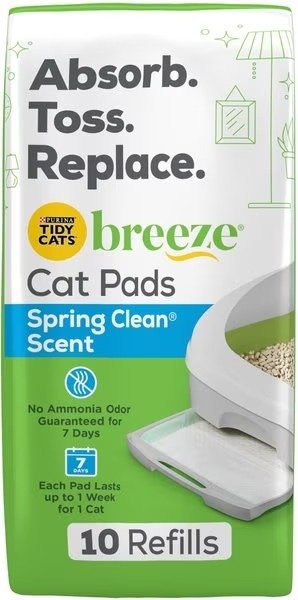 Breeze Spring Clean Scented Litter System Cat Pads