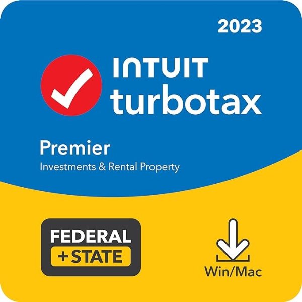 Premier 2023 Tax Software, Federal & State Tax Return [Amazon Exclusive] [PC/Mac Download]