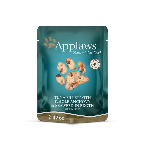 Applaws Wet Cat Food, Natural, Limited Ingredient, Grain Free, 2.47 oz Pouch