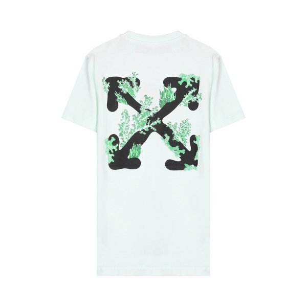 Coral print T-shirt