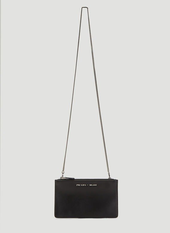 Mini Bandoliera Wallet Bag in Black