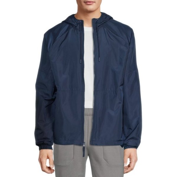 Men's and Big Men's Windbreaker Jacket, up to size 5XL