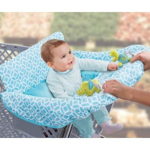 Summer Infant 2-in-1 Cushy Cart Cover and Seat Positioner, Diamonds