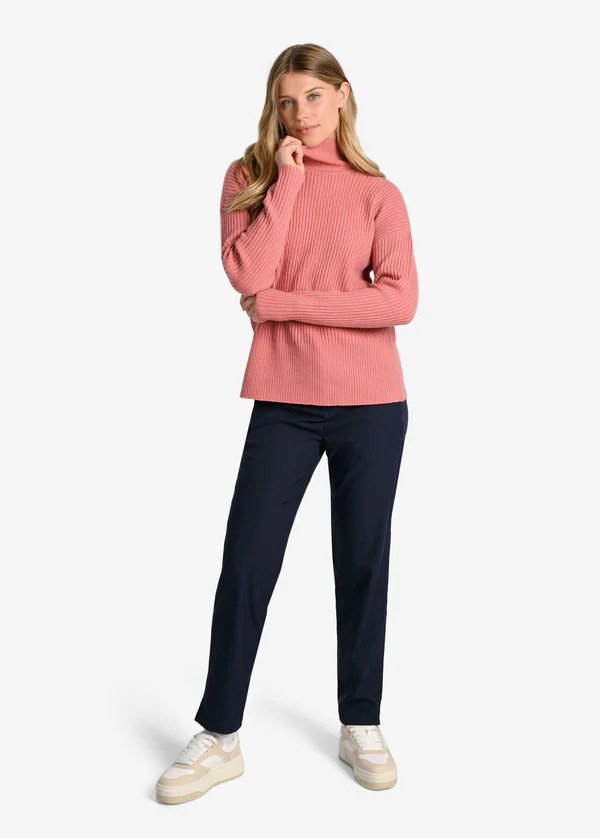 Camille Turtle Neck - Fjord Blue Heather
