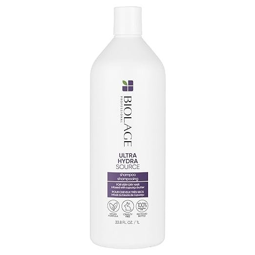 Ultra Hydra Source Shampoo | Deep Hydrating Shampoo for Very Dry Hair | Moisturizes Hair to Prevent Breakage | Paraben & Silicone-Free | Vegan | Salon Shampoo