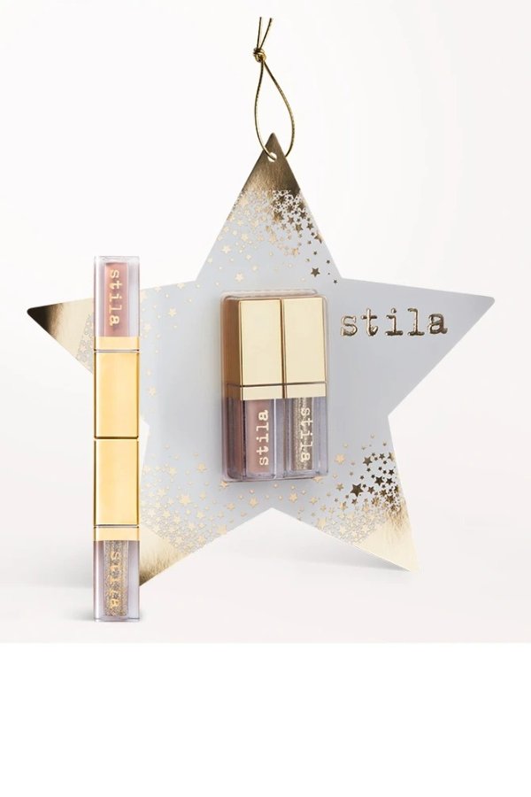 Double Dip Suede Shade and Glitter & Glow Liquid Eye Shadows - Star Ornament