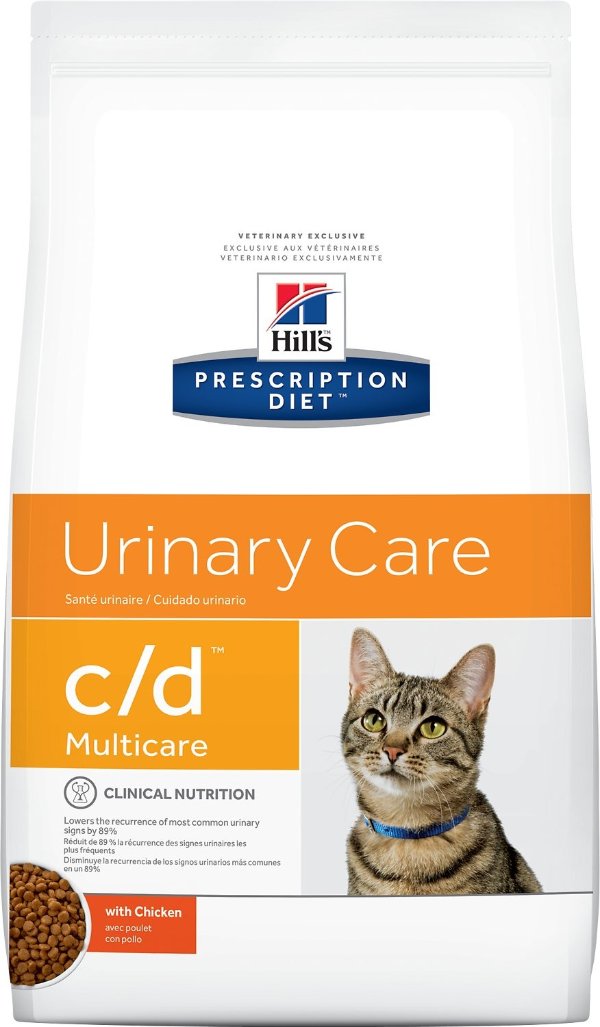 c/d Multicare Urinary Care with Chicken Dry Cat Food, 17.6-lb bag - Chewy.com