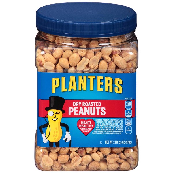 Dry Roasted Peanuts, 34.5 Ounce, 3 Count
