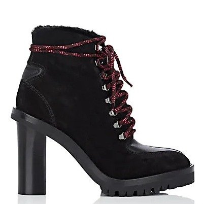 Suede & Shearling Ankle Boots Suede & Shearling Ankle Boots
