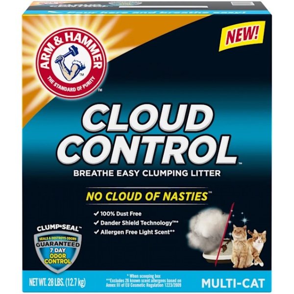 Arm & Hammer Clump & Seal Cloud Control Multi-Cat Litter, 28 lbs. | Petco