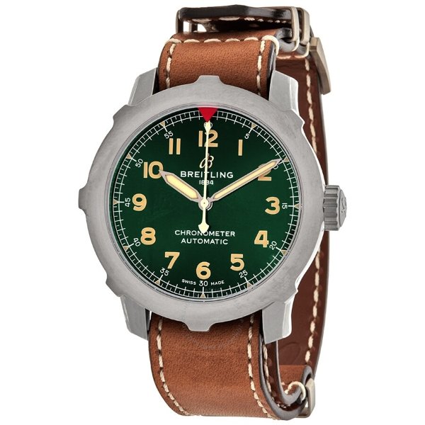 Navitimer Super 8 B20 Automatic Chronometer 46 mm Green Dial Men's Watch EB2040101L1X1