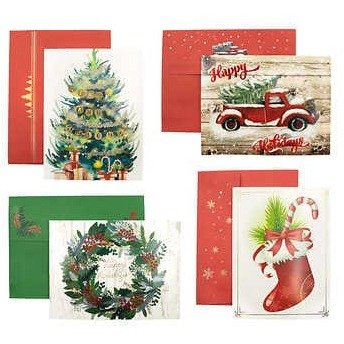 Holiday Greeting Cards, 40-Count