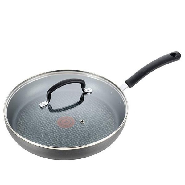 Ultimate Hard Anodized Nonstick 10 Inch Fry Pan with Lid