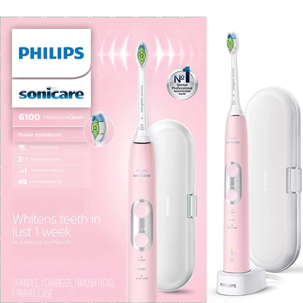 Sonicare HX6876/21 6100 电动牙刷 粉色