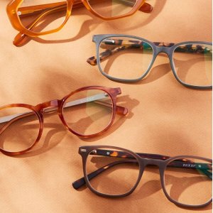 黑五价：Zenni Optical 时尚眼镜框大促 防雾、防蓝光镜片可选