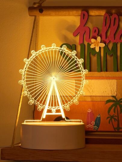 1pc Ferris Wheel Shaped Decoration Night Light