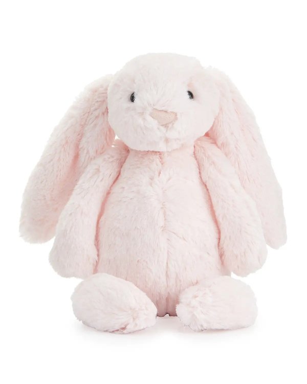 Plush Bashful Bunny Chime Stuffed Animal, Pink