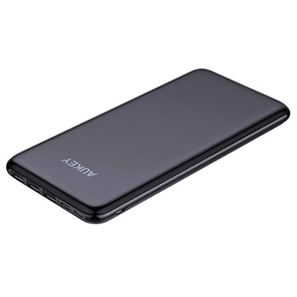 USB C Power Bank, 20000mAh Portable Charger USB C, Slimline Type C Battery Pack with 3 Input & 4 Output Compatible with iPhone Xs/XS Max/ 8/ Plus, Nintendo Switch, Samsung Galaxy Note8, Pixel