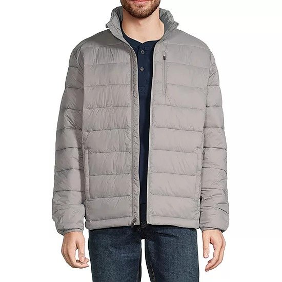 St. John's Bay Water Resistant Midweight Puffer Jacket