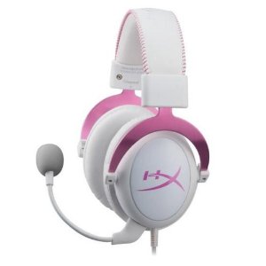 HyperX Cloud II PC和PS4 游戏耳机-粉红色